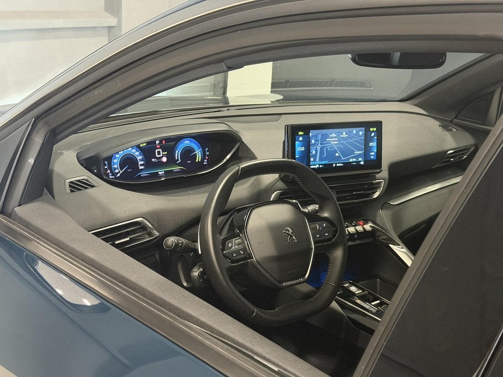 Peugeot 3008 1.6 HYbrid 225 Allure Pack Business | Navigatie, Auto's, Peugeot, Stof, Euro 6, Blauw, Plug-in hybride