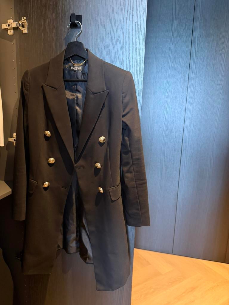 Nieuw jasje Balmain, zwart, maat 36!, Ophalen of Verzenden, Zo goed als nieuw, Maat 36 (S), Zwart