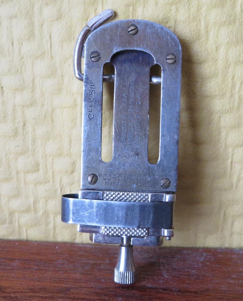 Klarinet / saxofoon rietsnijder, antiek., Ophalen of Verzenden