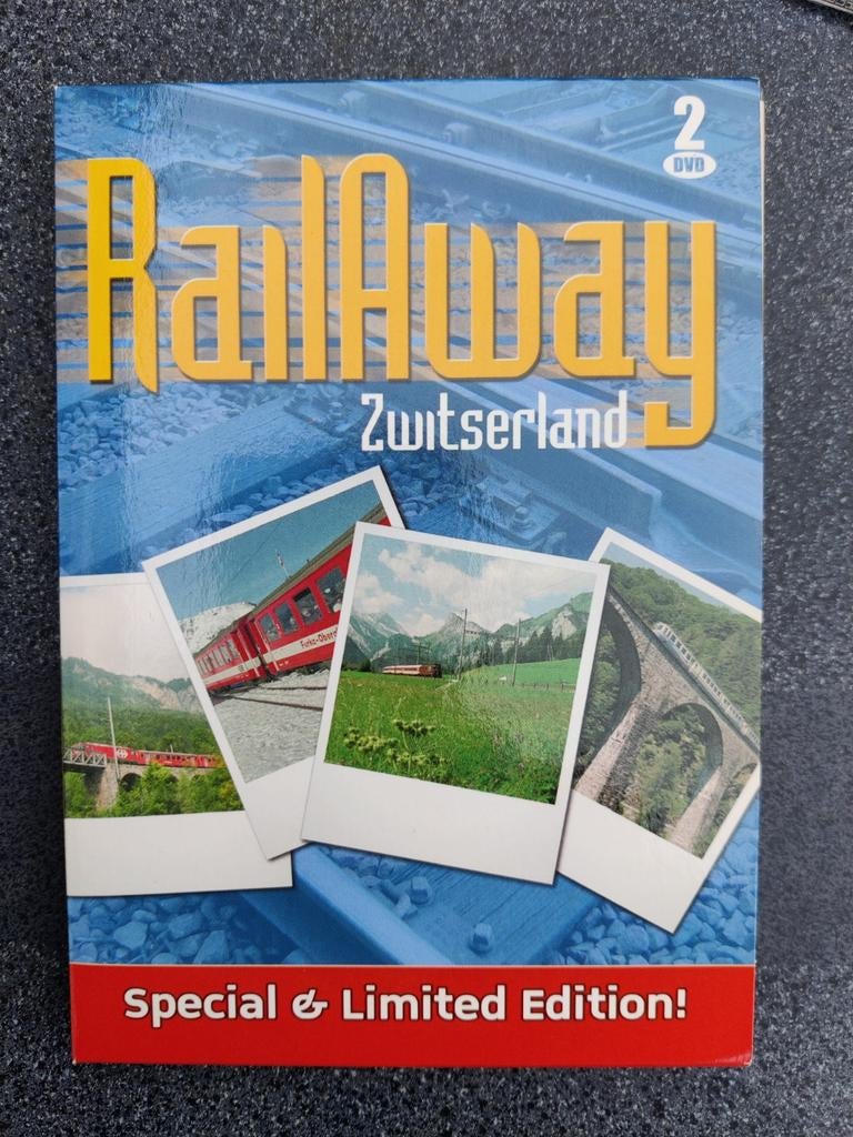 RailAway Zwitserland - Special & Limited Edition DVD Box, Alle leeftijden, Ophalen of Verzenden, Zo goed als nieuw