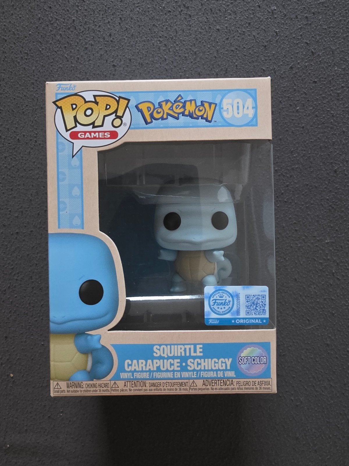 Funko Pop! Pokémon Squirtle #504 Soft Color, Ophalen of Verzenden, Nieuw