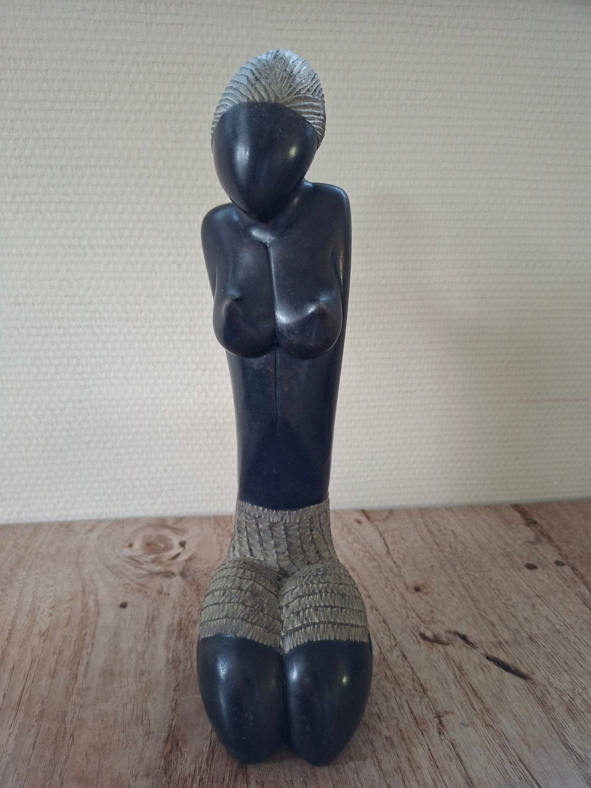 Afrikaans beeld vrouw, Antiek en Kunst, Ophalen of Verzenden
