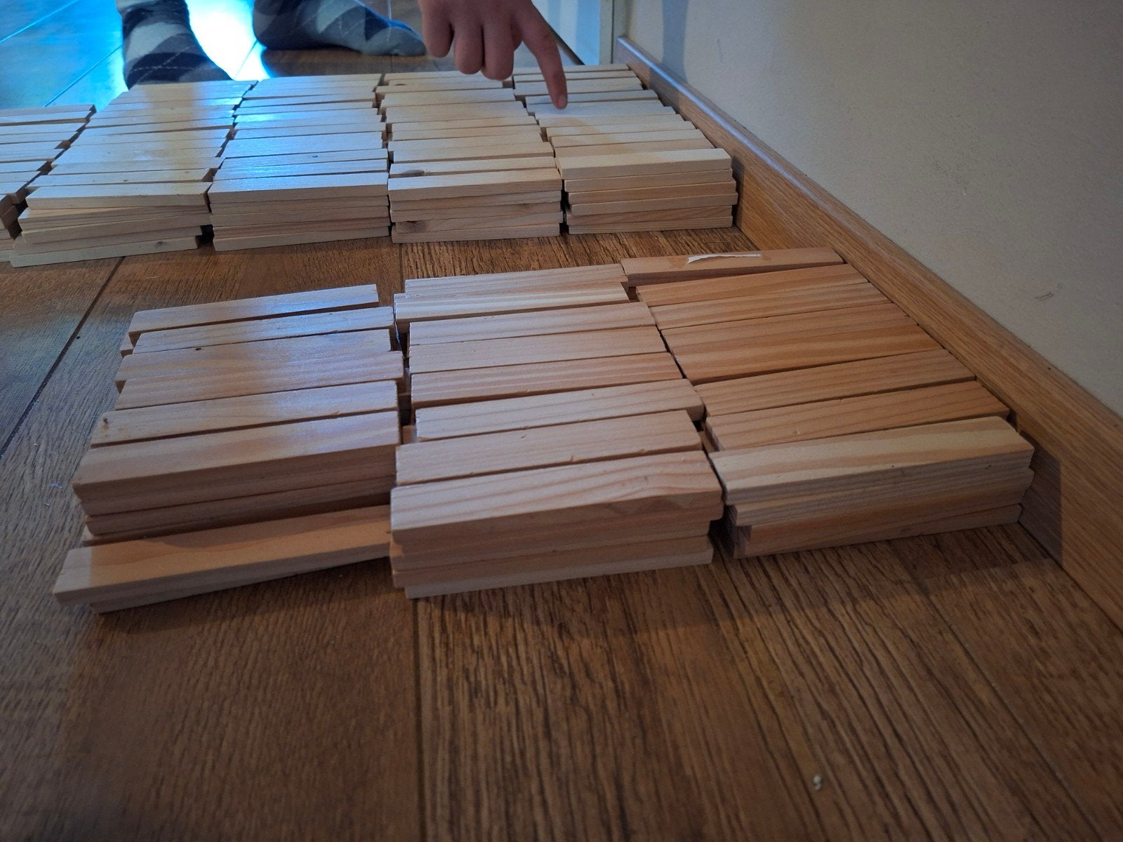 Kapla bouwplankjes met extra's en kist, Ophalen of Verzenden