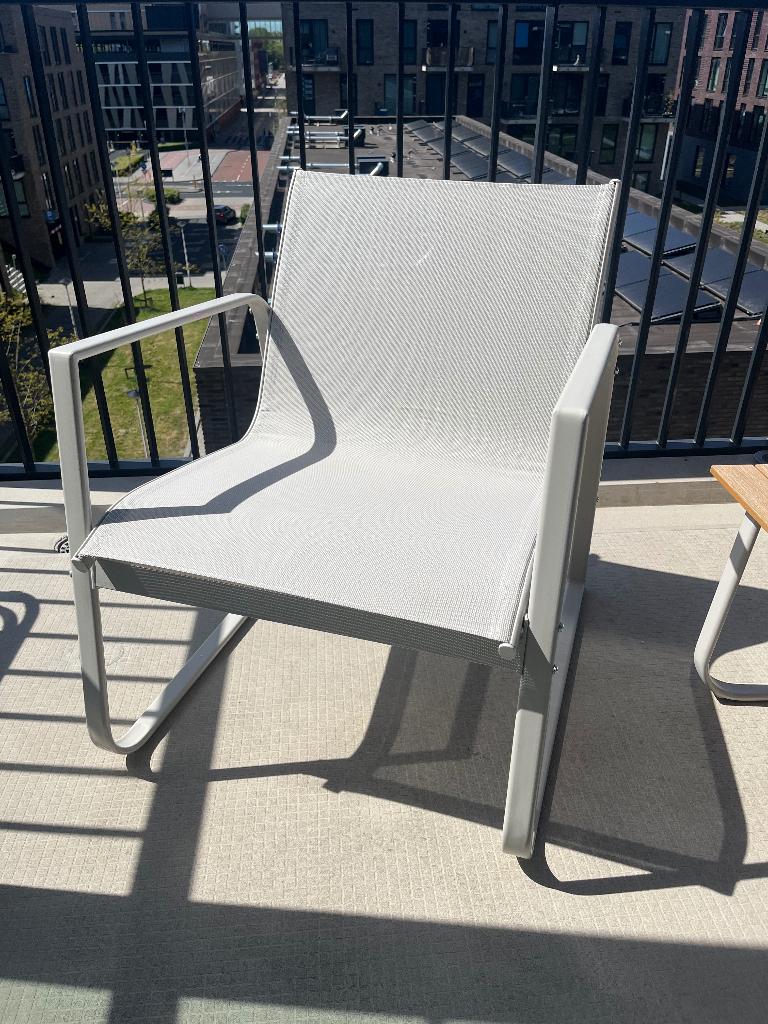 Tuinstoel Wit Jysk, Ophalen, Nieuw, Textileen