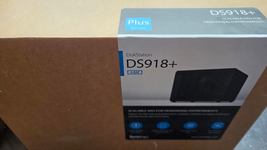 Synology DiskStation DS918+ 32GB + Noctua fans, Computers en Software, NAS, Ophalen of Verzenden, Gebruikt