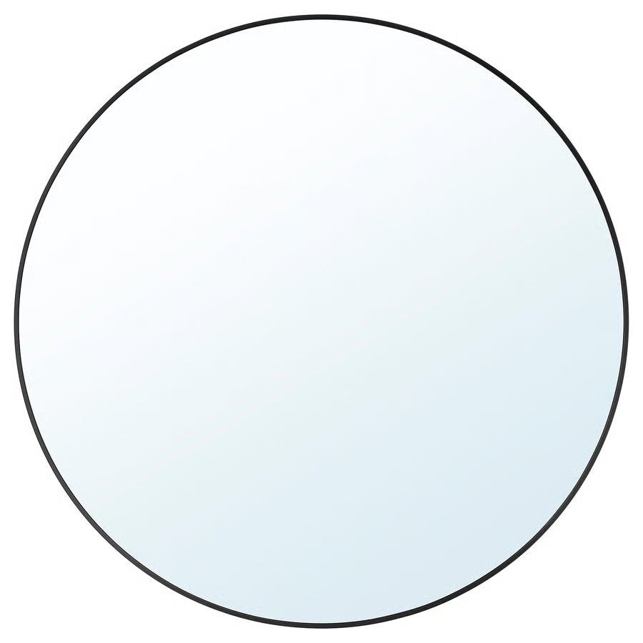 LINDBYN spiegel Ikea 80 cm, Ophalen, Rond, Zo goed als nieuw, 75 tot 100 cm