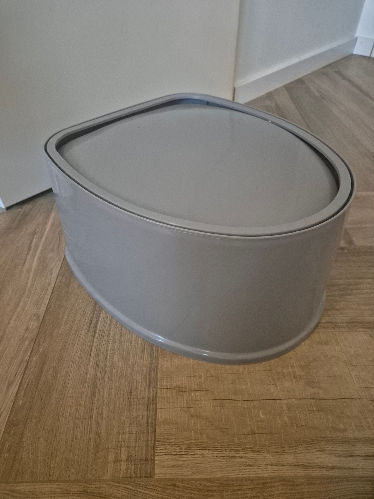 Draagbaar campingtoilet - Grijs, Ophalen of Verzenden, Zo goed als nieuw