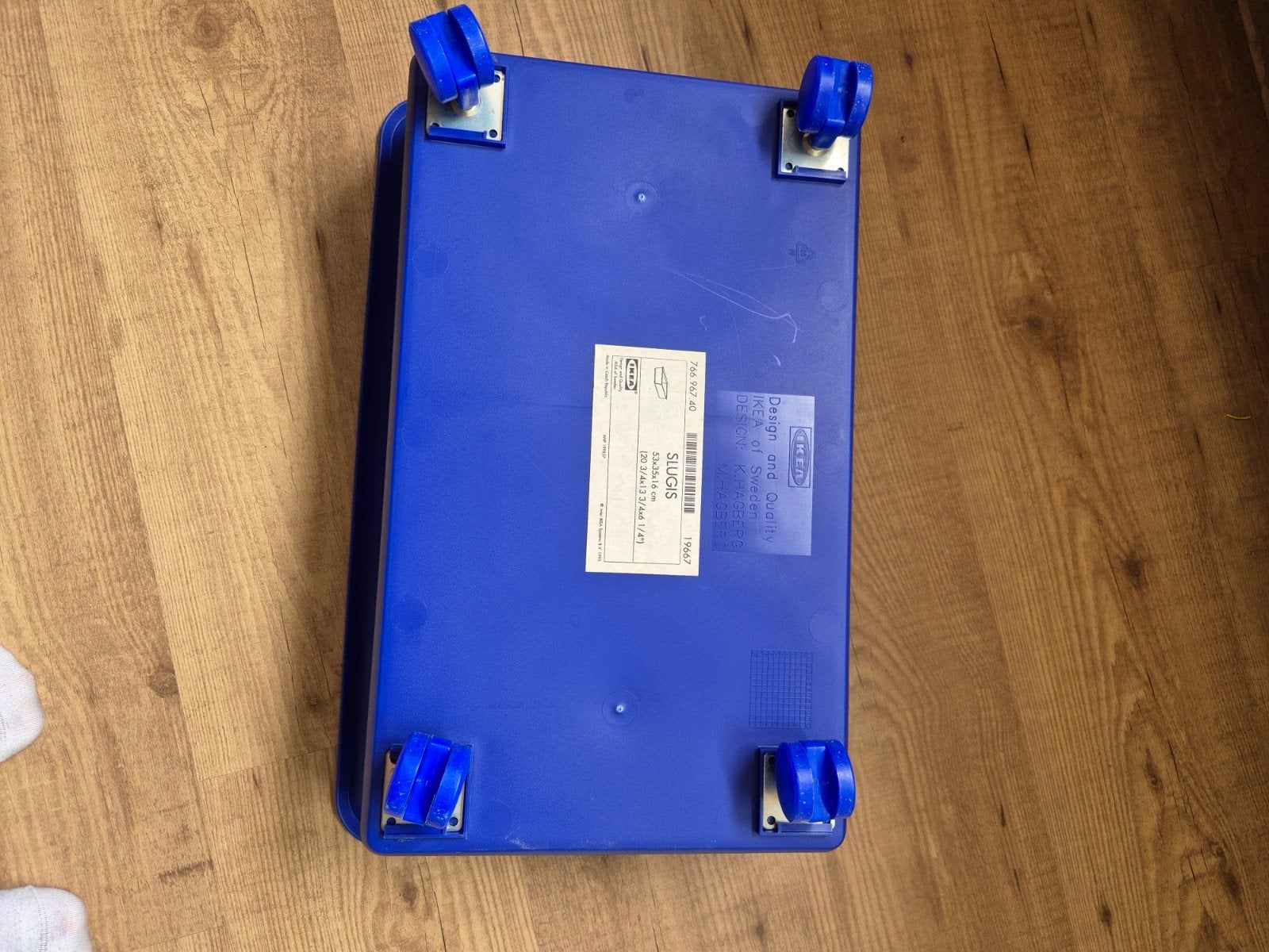 IKEA SLUGIS OPBERGBOXEN - 1 MET WIELTJES, Ophalen of Verzenden
