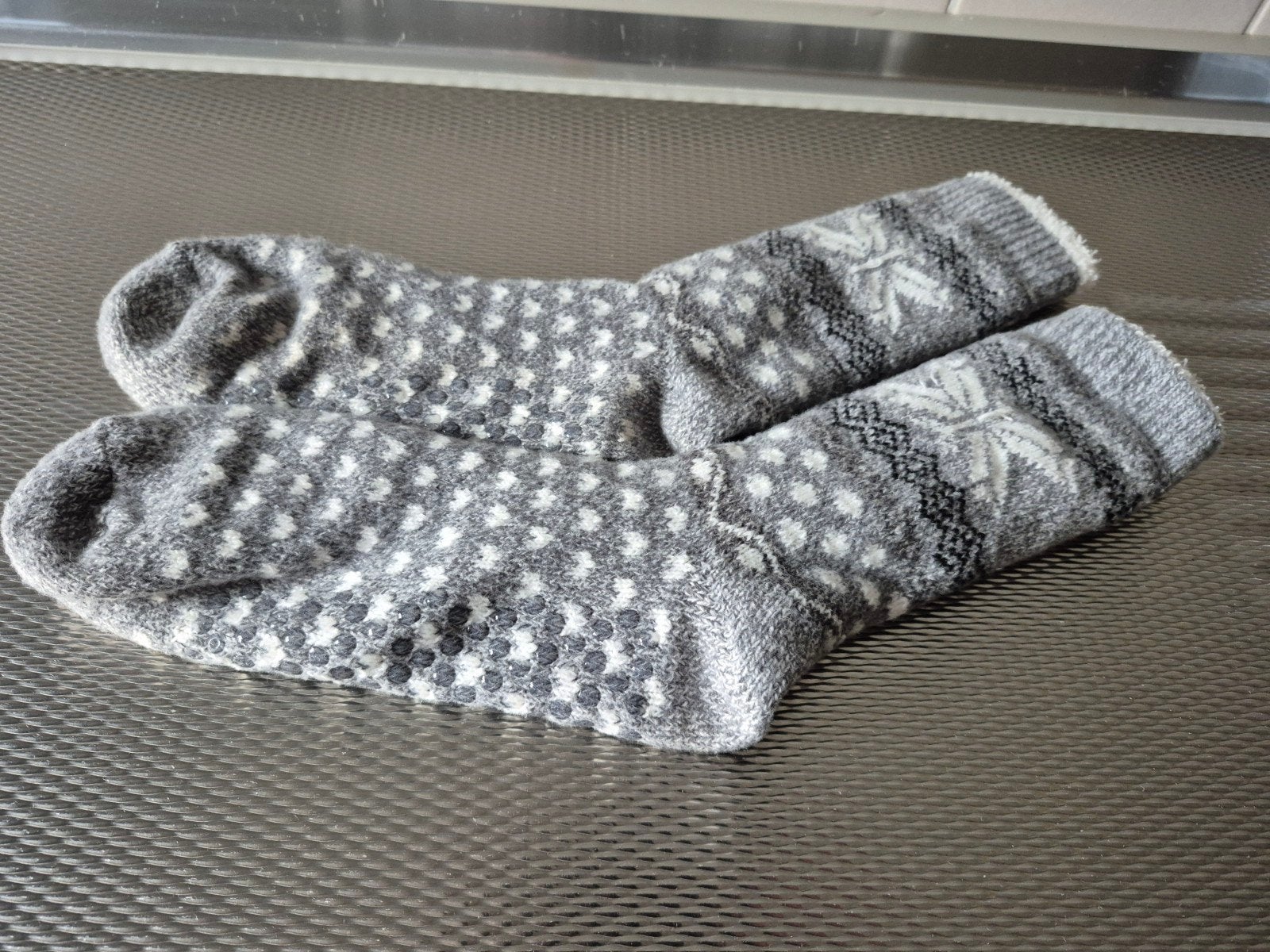 HUISSOKKEN MET ANTISLIP MAAT 38 NIEUW, Maat 35 t/m 38, Nieuw, Grijs, Ophalen
