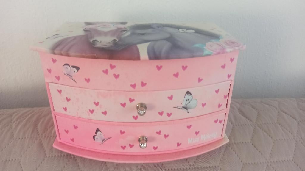 Miss Melody sieradendoosje, Ophalen of Verzenden, Nieuw, Roze, Hardcase