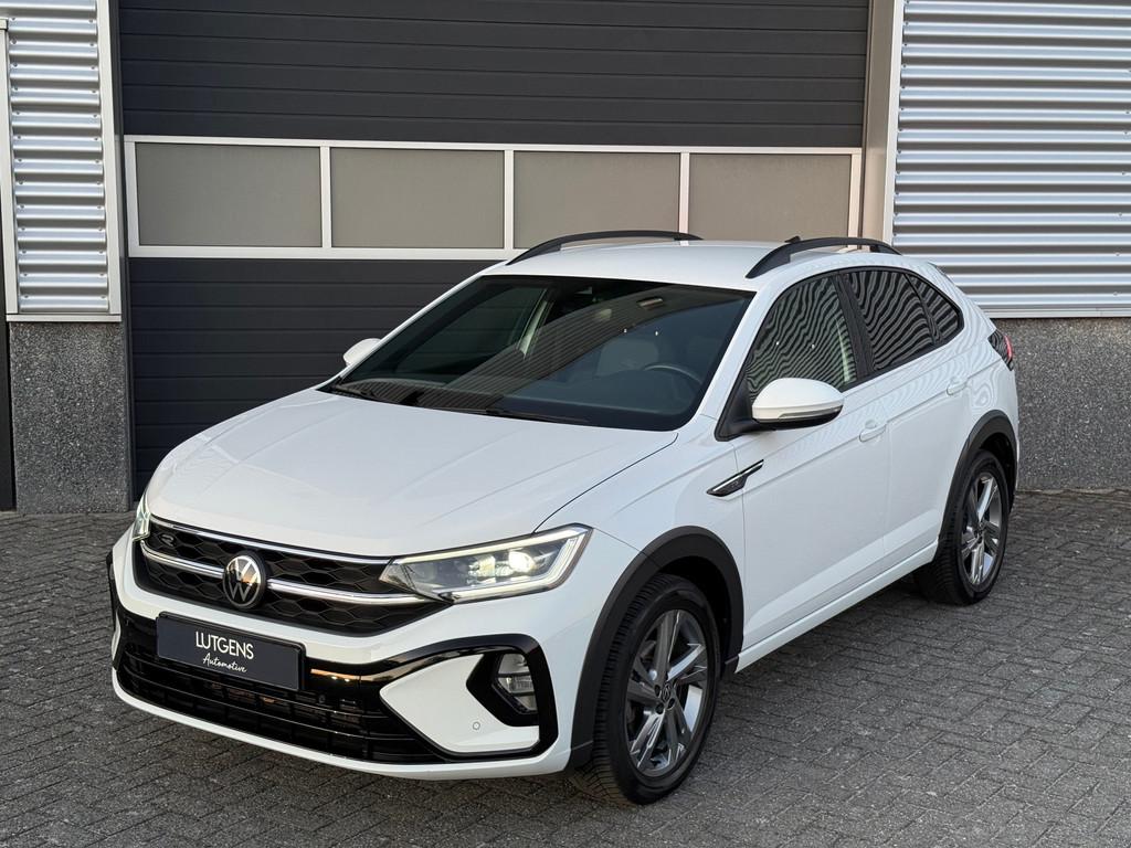 Volkswagen Taigo 1.0 TSI R-Line IQ lampen Apple Car play, Voorwielaandrijving, 1131 kg, Gebruikt, Zwart