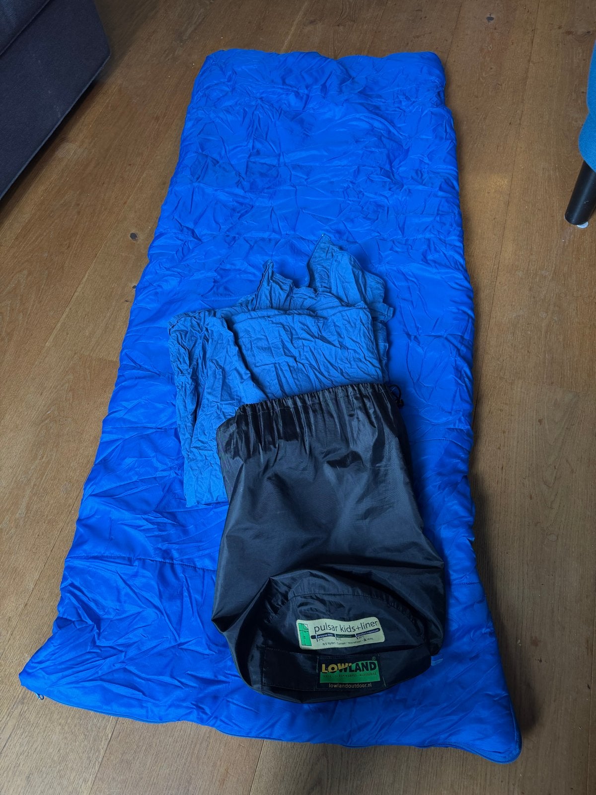 Slaapzak Lowland Pulsar Kids+Liner, Ophalen of Verzenden, Gebruikt