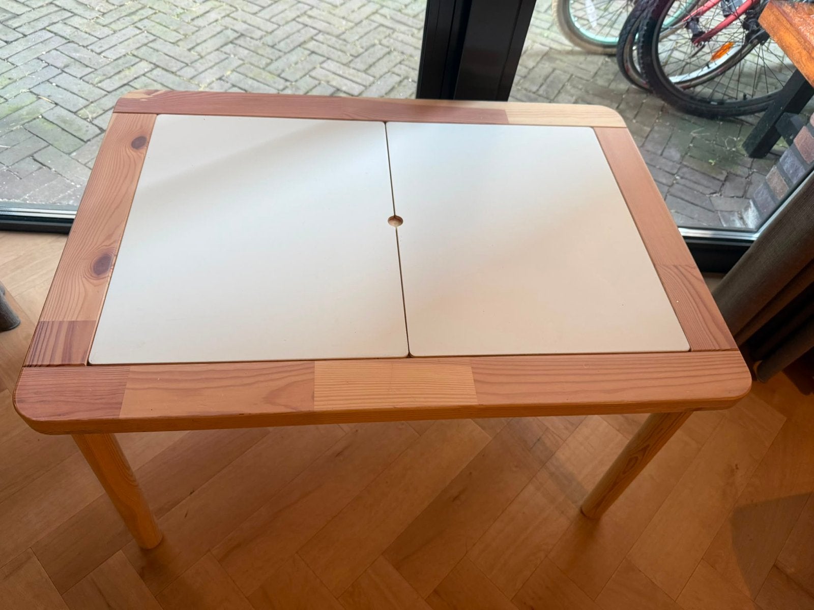 IKEA Flisat tafel met bakken, Ophalen, Gebruikt, Tafel