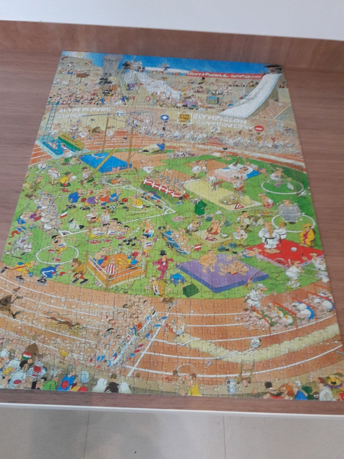 Van Haasteren puzzel 1000 stukjes olympics, Ophalen, 500 t/m 1500 stukjes, Zo goed als nieuw