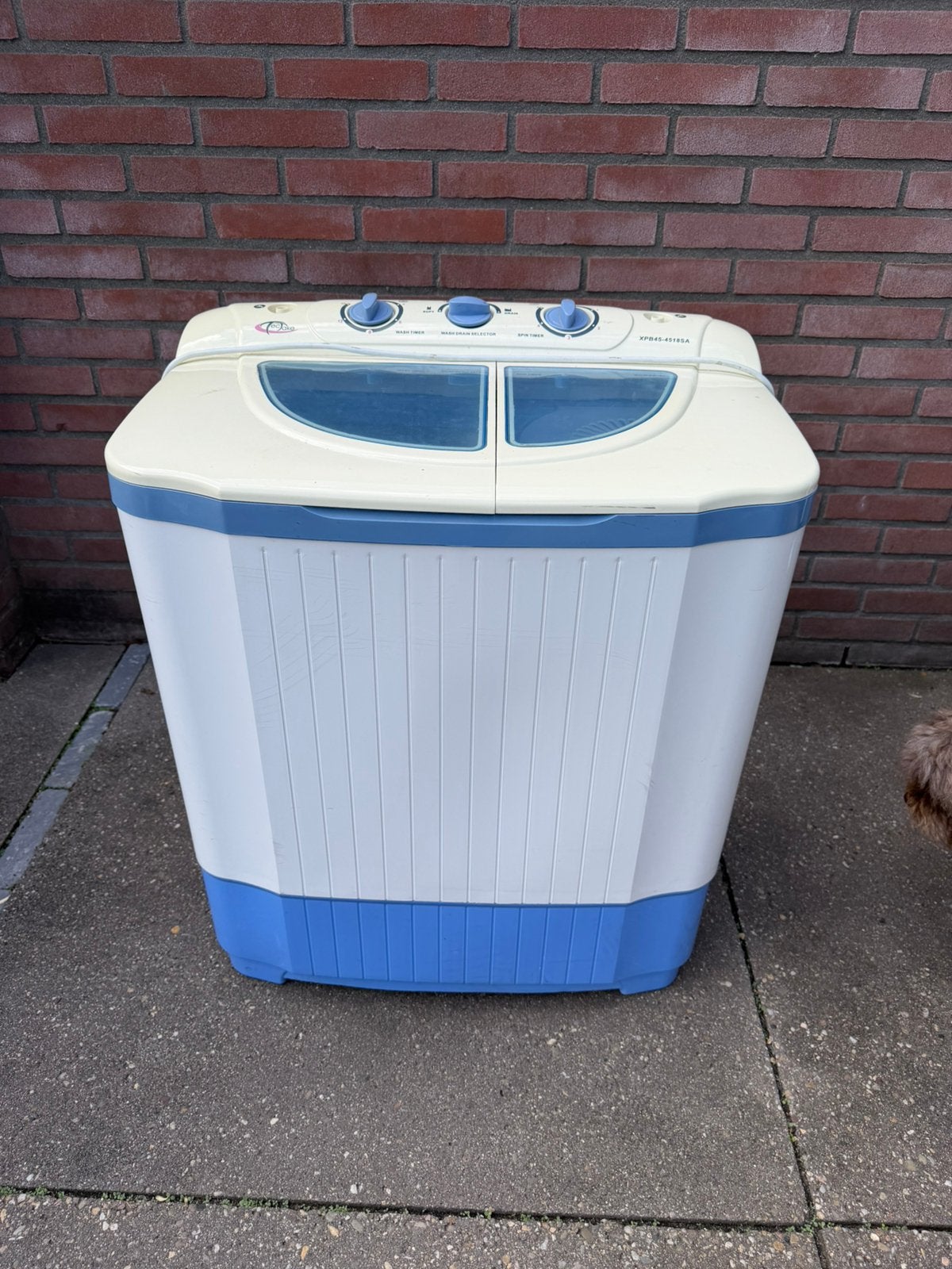 Tectake wasmachine met centrifuge, Ophalen, Minder dan 1200 toeren, Minder dan 85 cm, Minder dan 4 kg