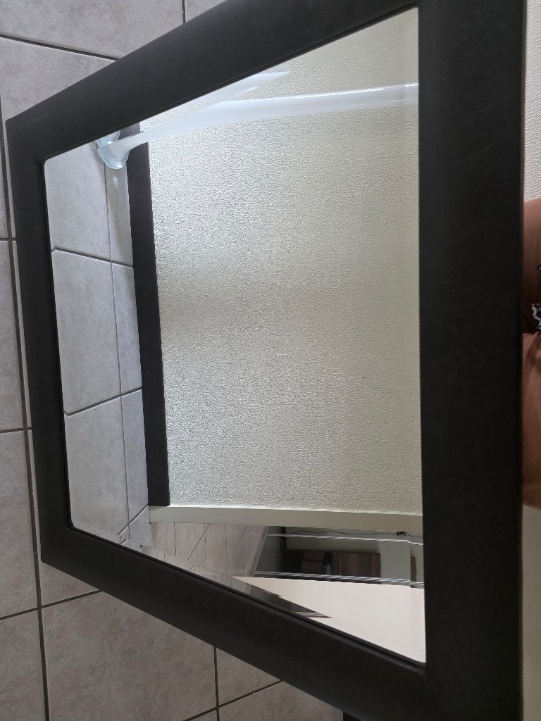 Spiegel, Ophalen, Vierkant, Zo goed als nieuw, 75 tot 100 cm
