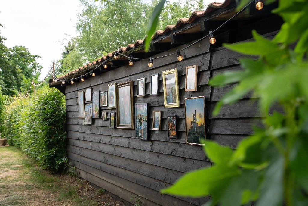 8x fotolijsten | GALLERY WALL | BRUILOFT DECORATIE, Ophalen, Gebruikt