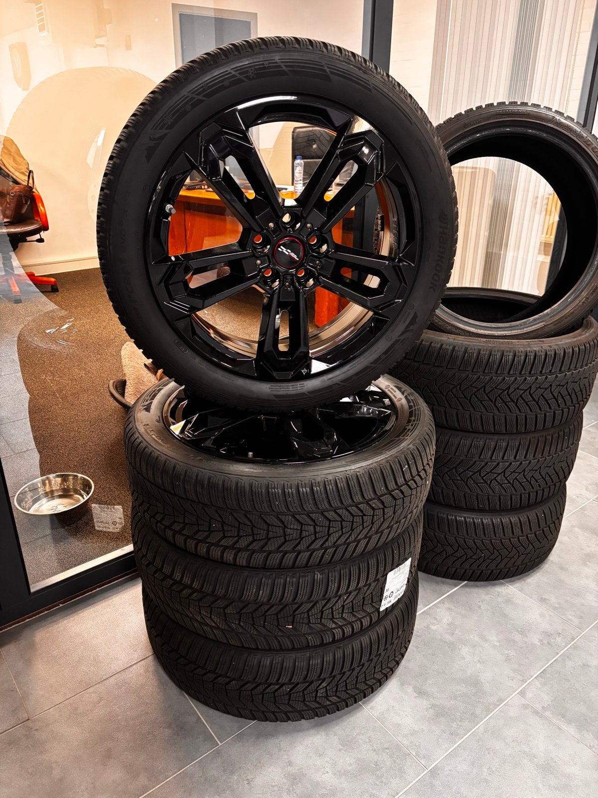 Mini countryman Set van 4 Winterbanden met Velgen - 19 inch, 19 inch, Gebruikt, Banden en Velgen, Personenwagen