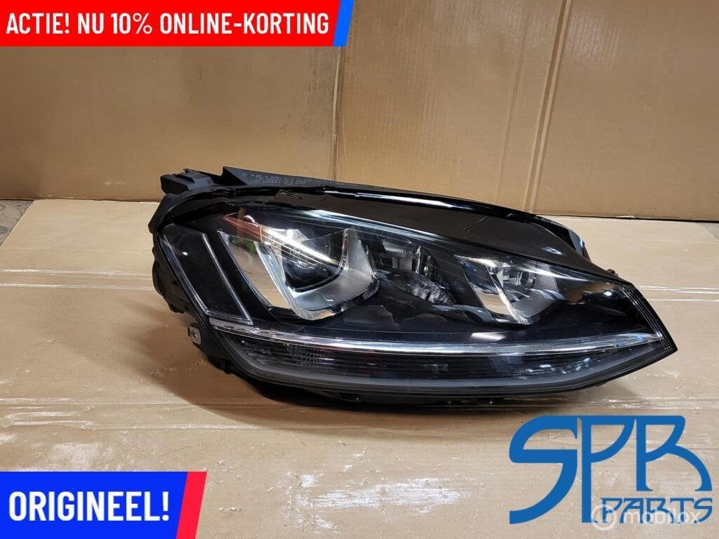 Vw GOLF 7 VII XENON RECHTER KOPLAMP RECHTS 5G1941032 COMPLEE, Gebruikt, VOLKSWAGEN, Volkswagen, Ophalen of Verzenden