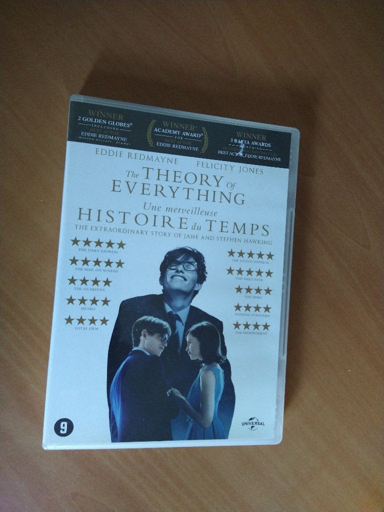 DVD The Theory of Everything - Stephen Hawking., Vanaf 16 jaar, Ophalen of Verzenden, Zo goed als nieuw