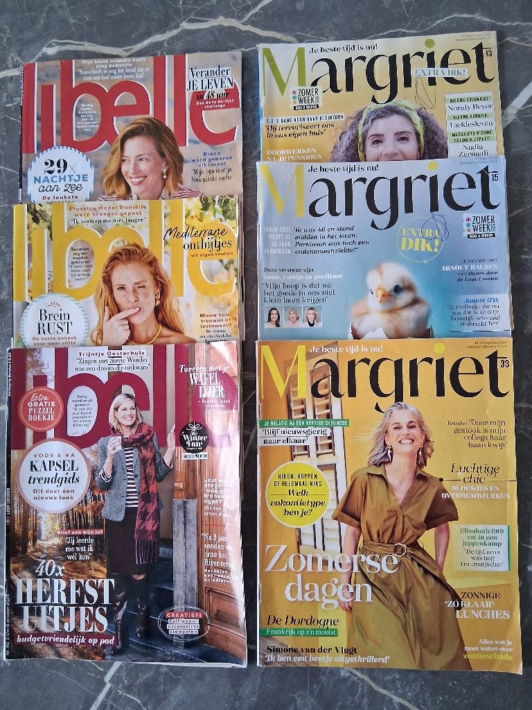 tijdschriften, Ophalen of Verzenden, Zo goed als nieuw, Damesbladen