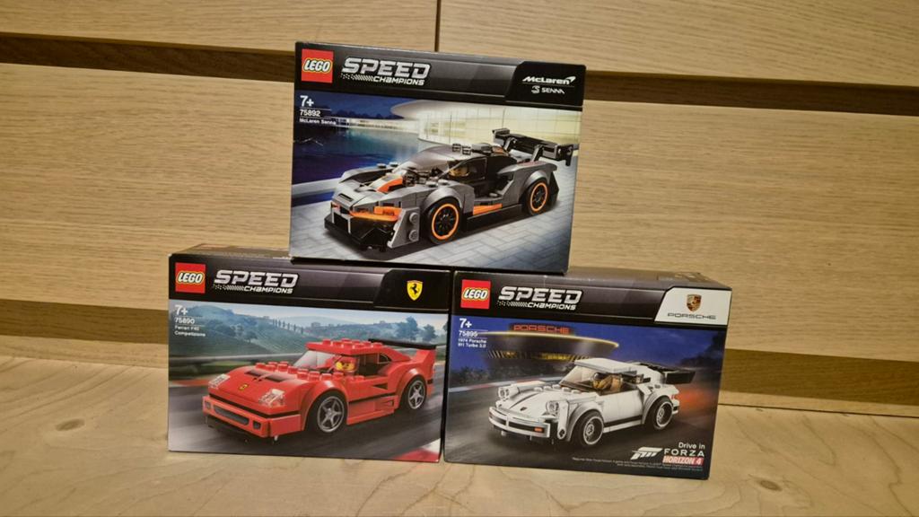 LEGO Speed Champions Set: 75892 75890 75895, Ongeopend/sealed, Lego, Nieuw, Complete set