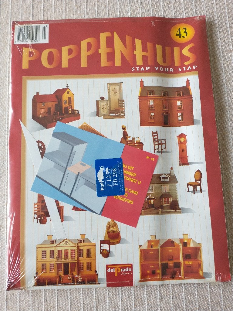 Deel 43 Vloer gang 1e verd. Vict. poppenhuis DelPrado (1:12), Verzamelen, Ophalen of Verzenden, Nieuw, Poppenhuis
