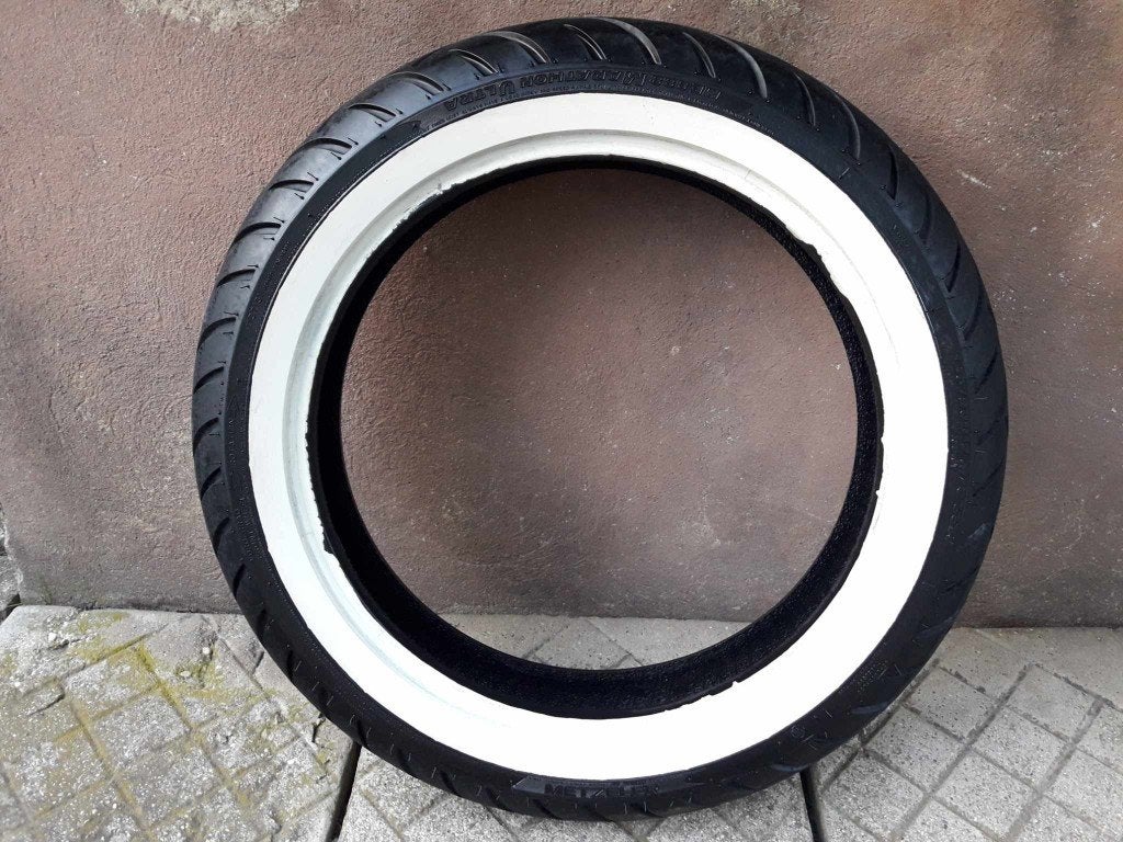 Motorband voor 130/80 B17 Metzeler ME888 whitewall voorband, Verzenden, Gebruikt