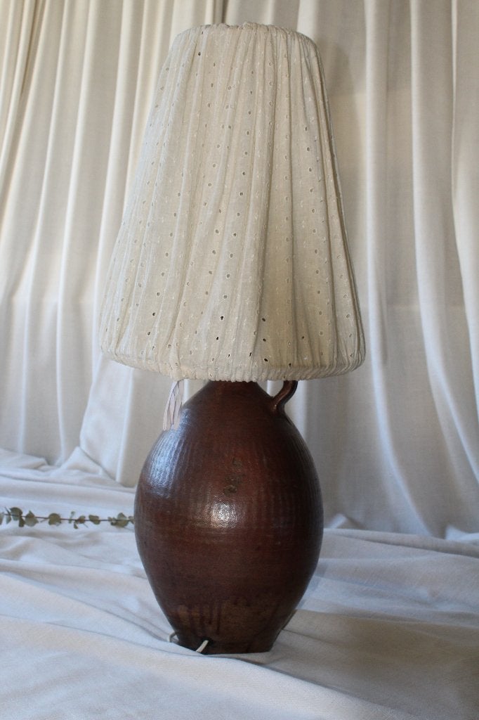 Vintage Vloerlamp Keramiek Wabi Sabi Japandi Organisch