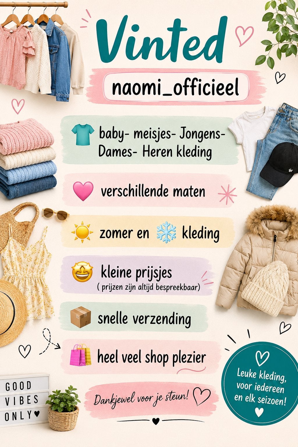 Vinted: Naomi_officieel - Kleding voor iedereen!, Kleding | Dames, Overige Dameskleding, Ophalen, Nieuw