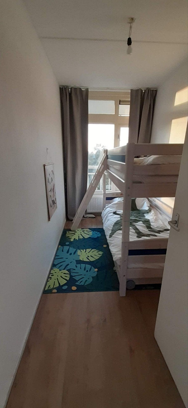 Flexa Stapelbed met 2 opbergladen - 210x100 cm, Ophalen, 160 tot 180 cm, Tweepersoons, 200 cm