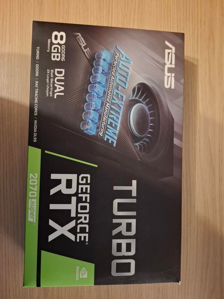 Asus GeForce RTX 2070 Super, Ophalen of Verzenden, Zo goed als nieuw, GDDR6, PCI-Express 3