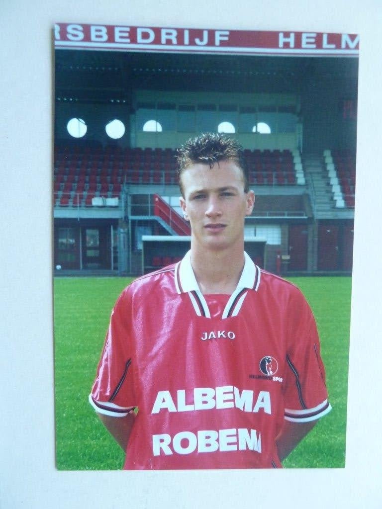 Persfoto. Mark.v.Dijk   Helmond Sport. 2000/2001 10 x 15  cm, Verzamelen, Ophalen of Verzenden, Zo goed als nieuw, Overige binnenlandse clubs