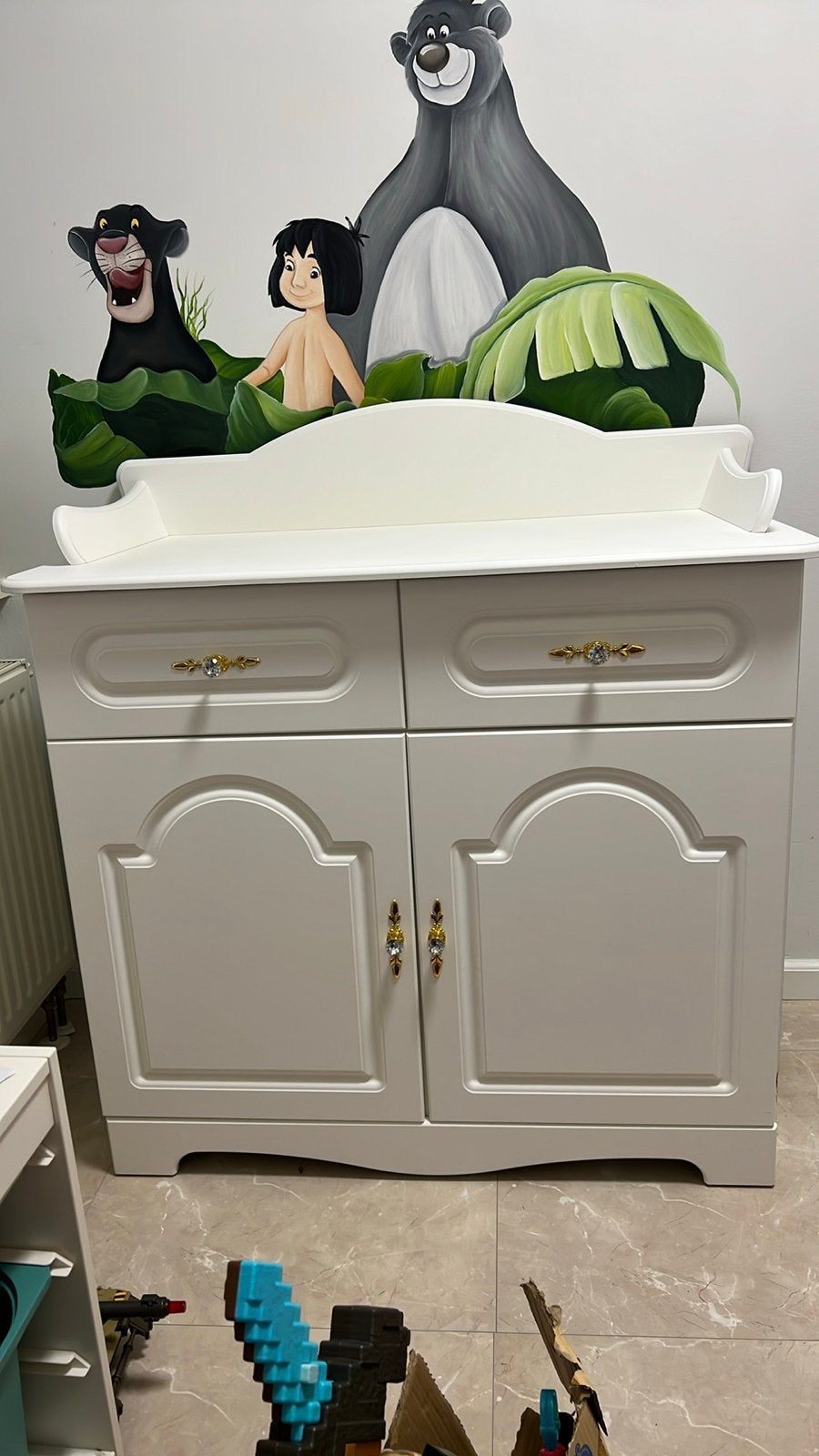 Daphne Commode Wit met eventueel 2deurs kledingkast, Ophalen, 50 tot 70 cm, 105 cm of meer, Zo goed als nieuw