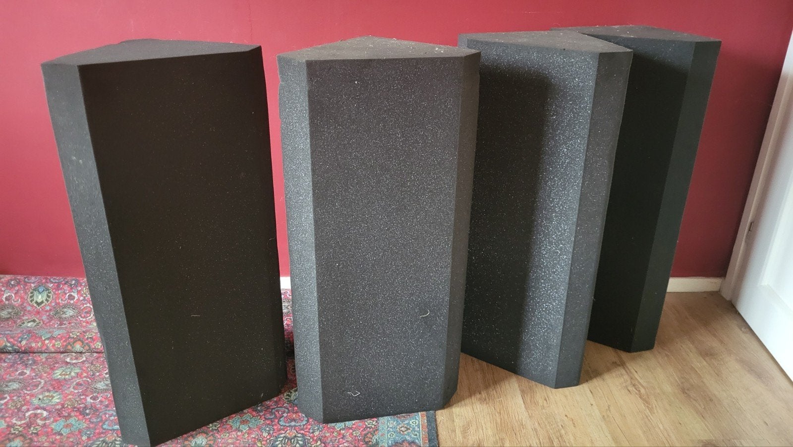 4 Bass Traps voor Opnamestudio - 91.5x30 cm, Ophalen, Gebruikt