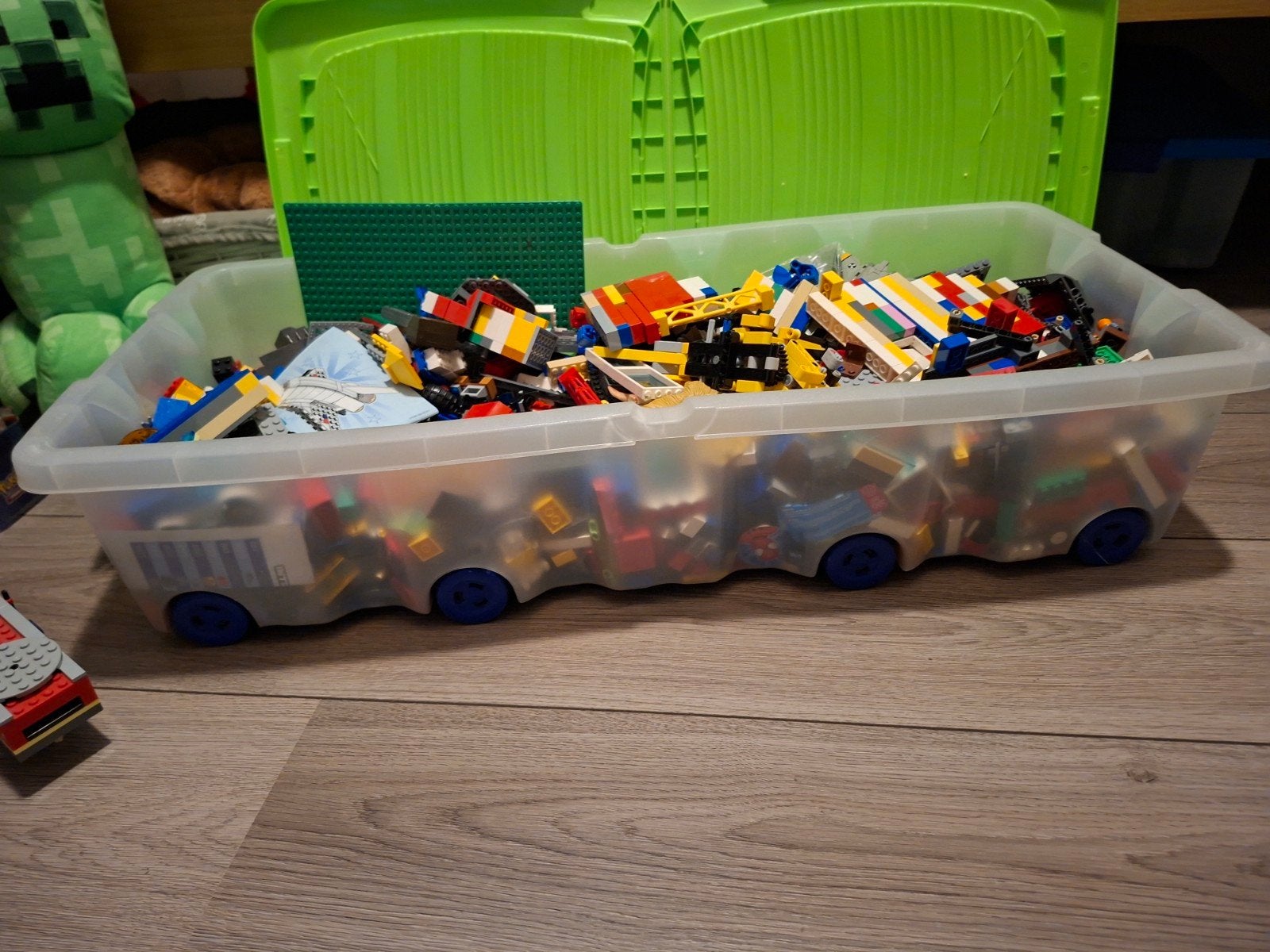 Grote partij LEGO blokken in opbergbox, Kinderen en Baby's, Ophalen, Gebruikt, Overige merken