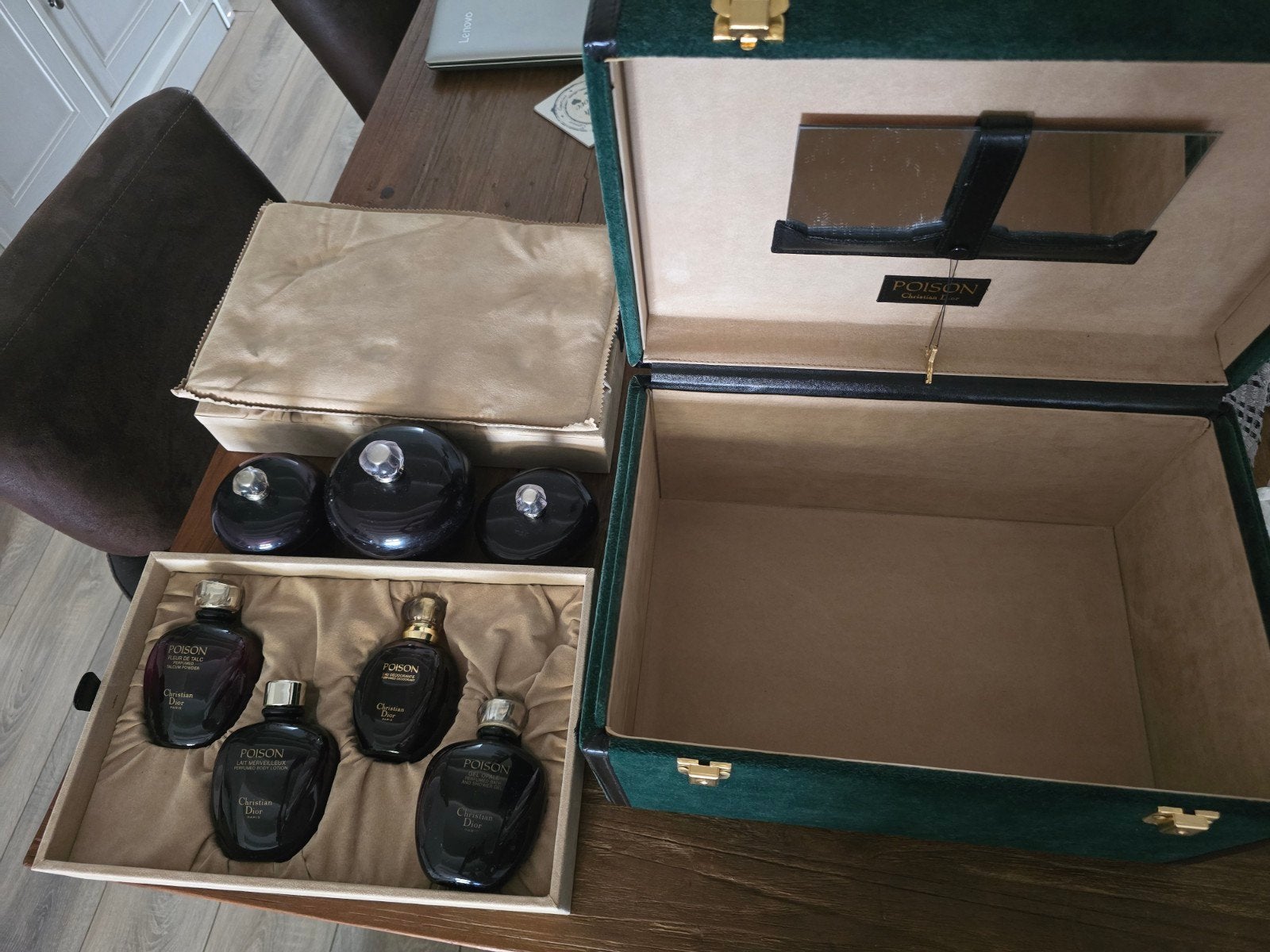 Beautycase christian dior vintage, Ophalen of Verzenden, Gebruikt, Hardcase