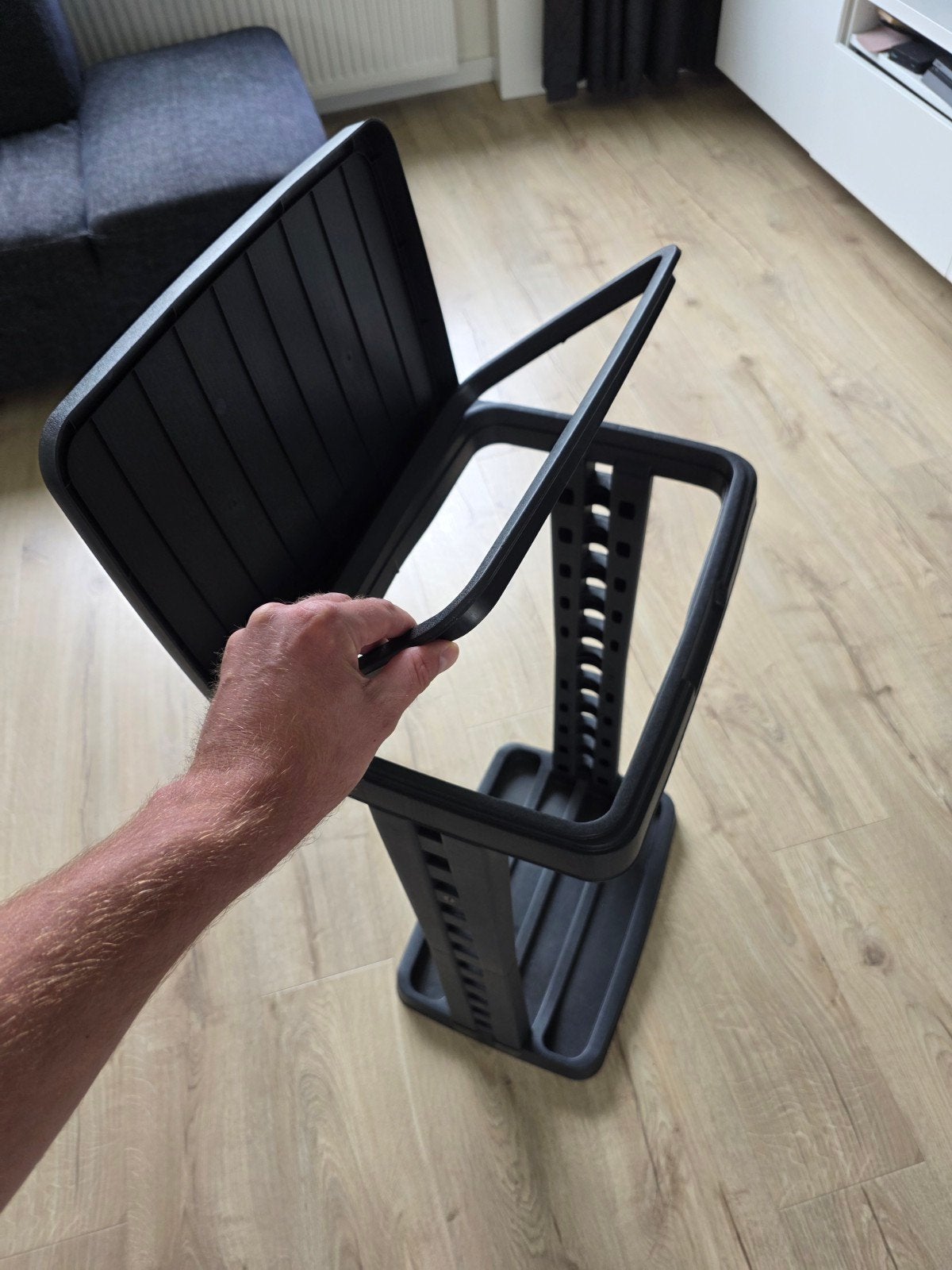 Vuilniszakhouder - 60L - H73 cm - prullenbak/vuilnisbak, 40 liter of meer, Ophalen of Verzenden, Zo goed als nieuw, Kunststof