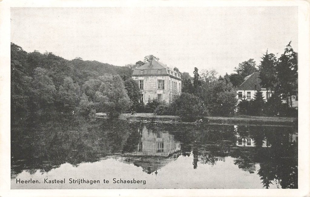 Heerlen, Kasteel Strijthagen te Schaesberg, Ophalen of Verzenden, 1960 tot 1980, Gelopen, Limburg