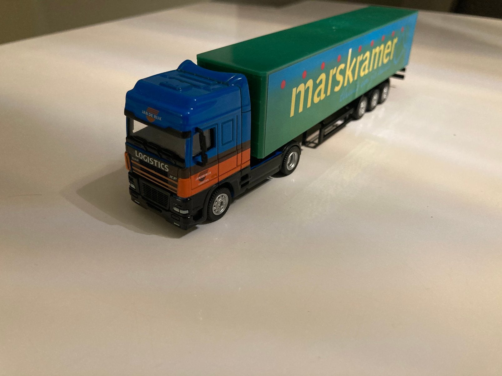 Daf xf jan de rijk vrachtwagen + oplegger, Hobby en Vrije tijd, Ophalen of Verzenden, Bus of Vrachtwagen