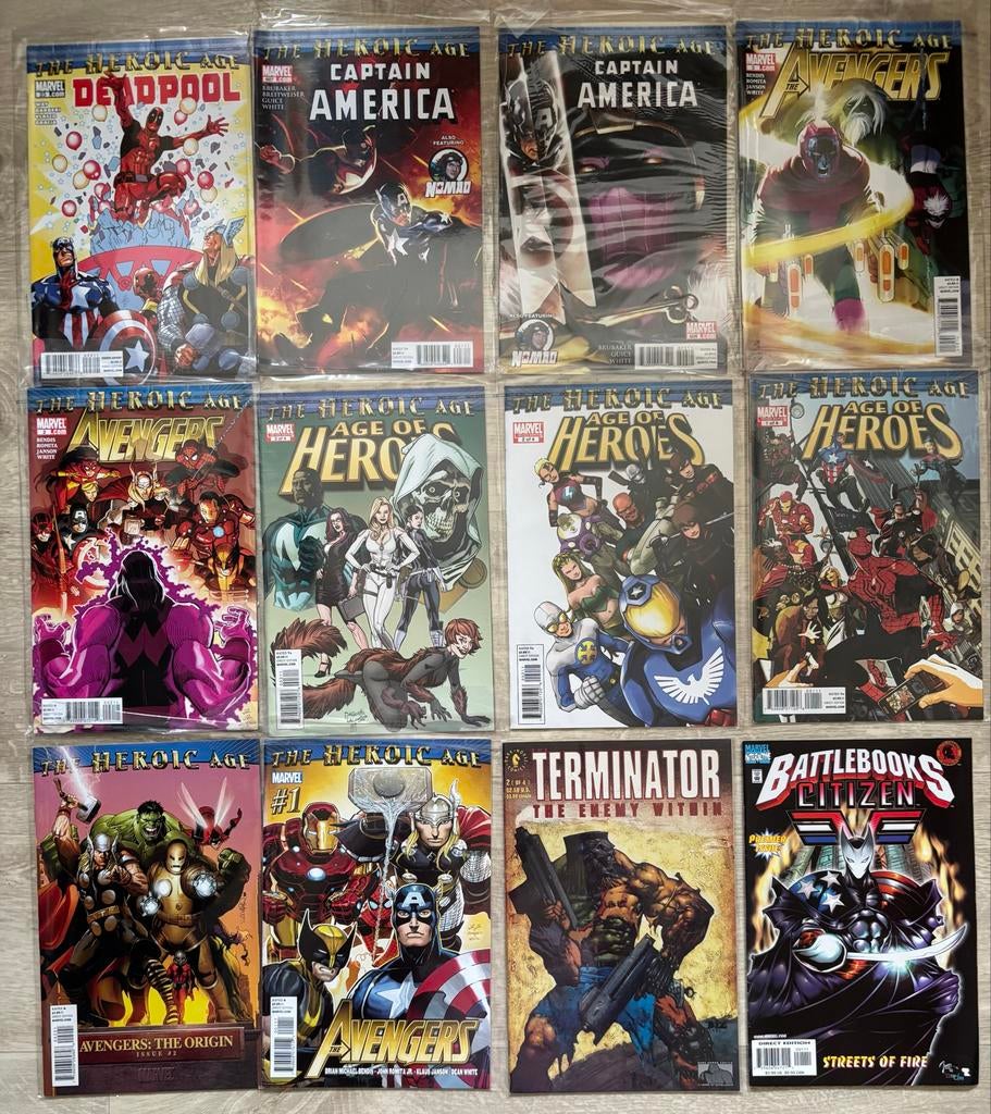Marvel Comics: The Heroic Age, Deadpool, Avengers, Captain A, Boeken, Strips | Comics, Zo goed als nieuw, Meerdere comics, Amerika