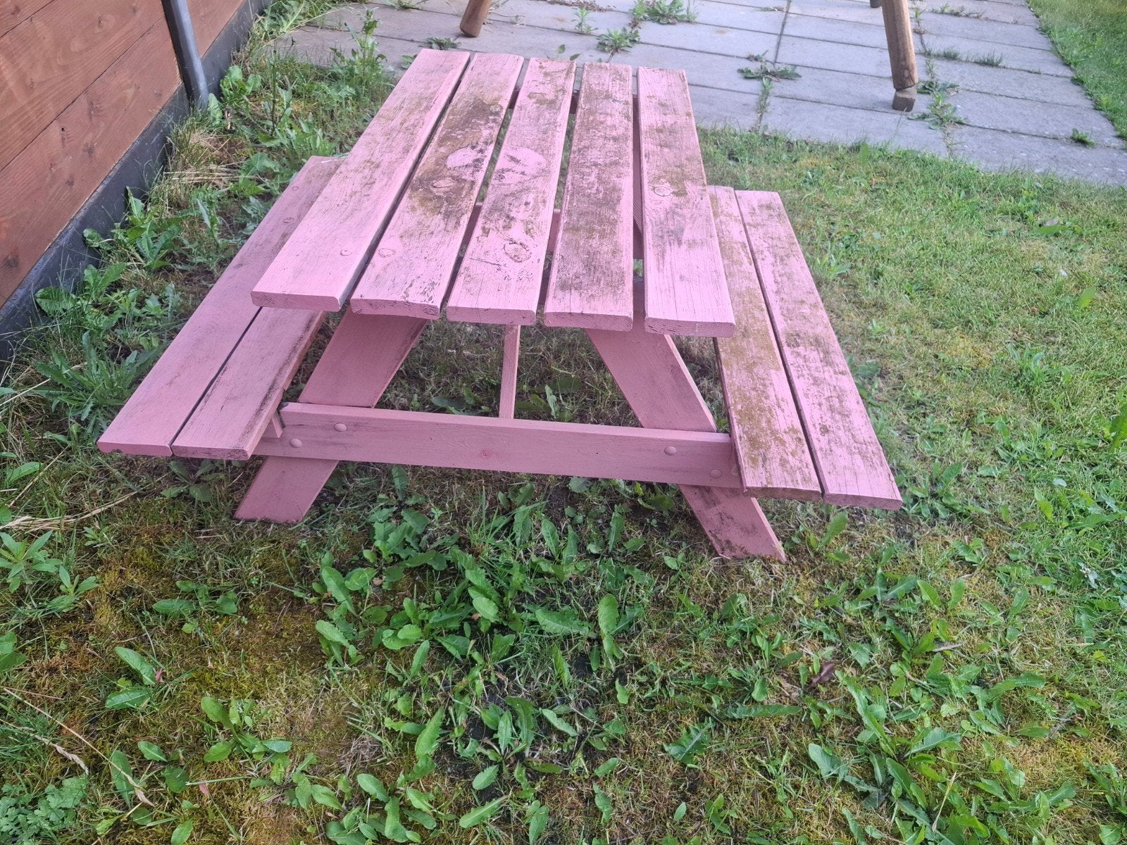 Praxis picknicktafel voor kinderen - opknapbeurt nodig, Ophalen, Gebruikt