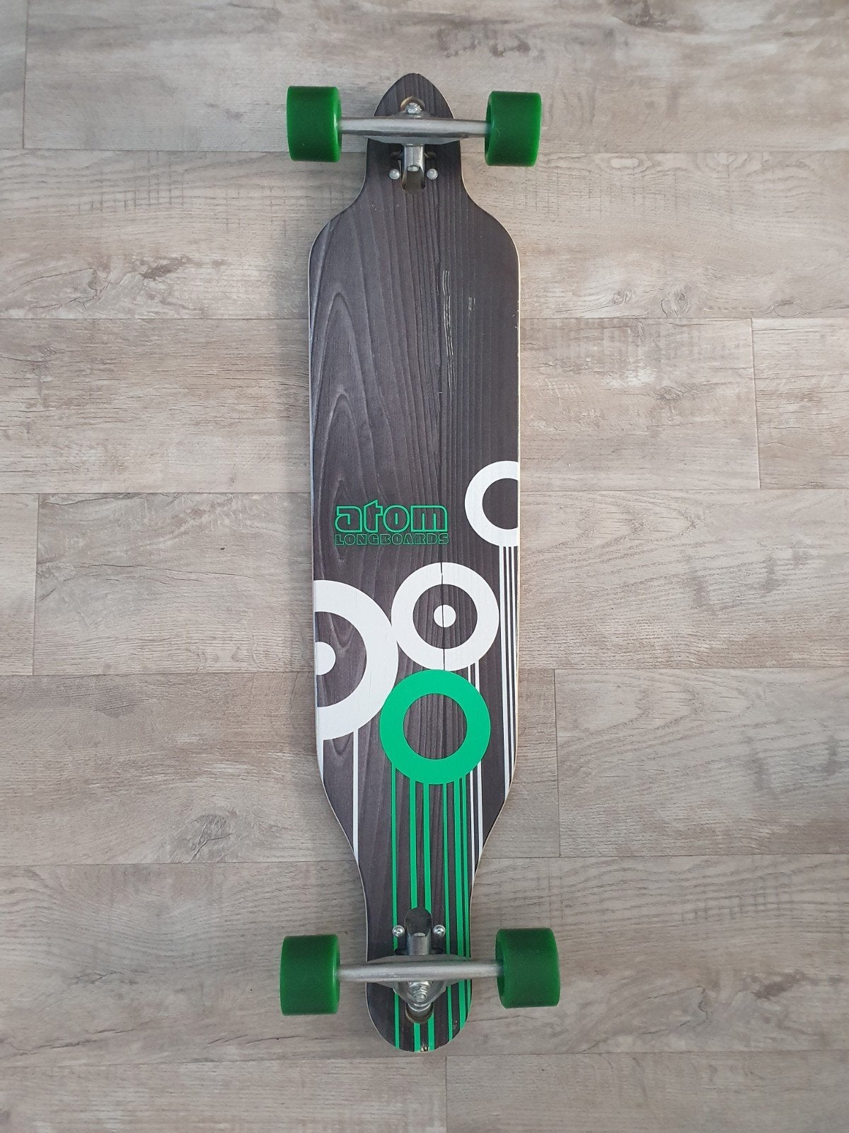 Longboard Atom Drop Through 41" zgan!, Ophalen of Verzenden, Zo goed als nieuw, Skateboard, Longboard