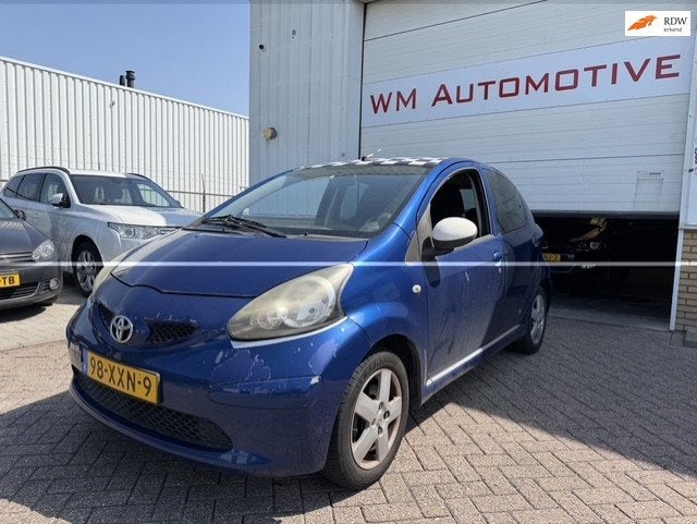 Toyota Aygo 1.0-12V +, Auto's, Toyota, Voorwielaandrijving, Stof, Zwart, 68 pk