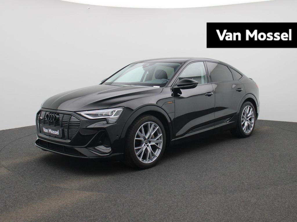 Audi e-tron 55 quattro S edition 95 kWh 408 PK | S-line | 36, Auto's, Audi, 12 maanden, Stof, 95 kWh, Zwart