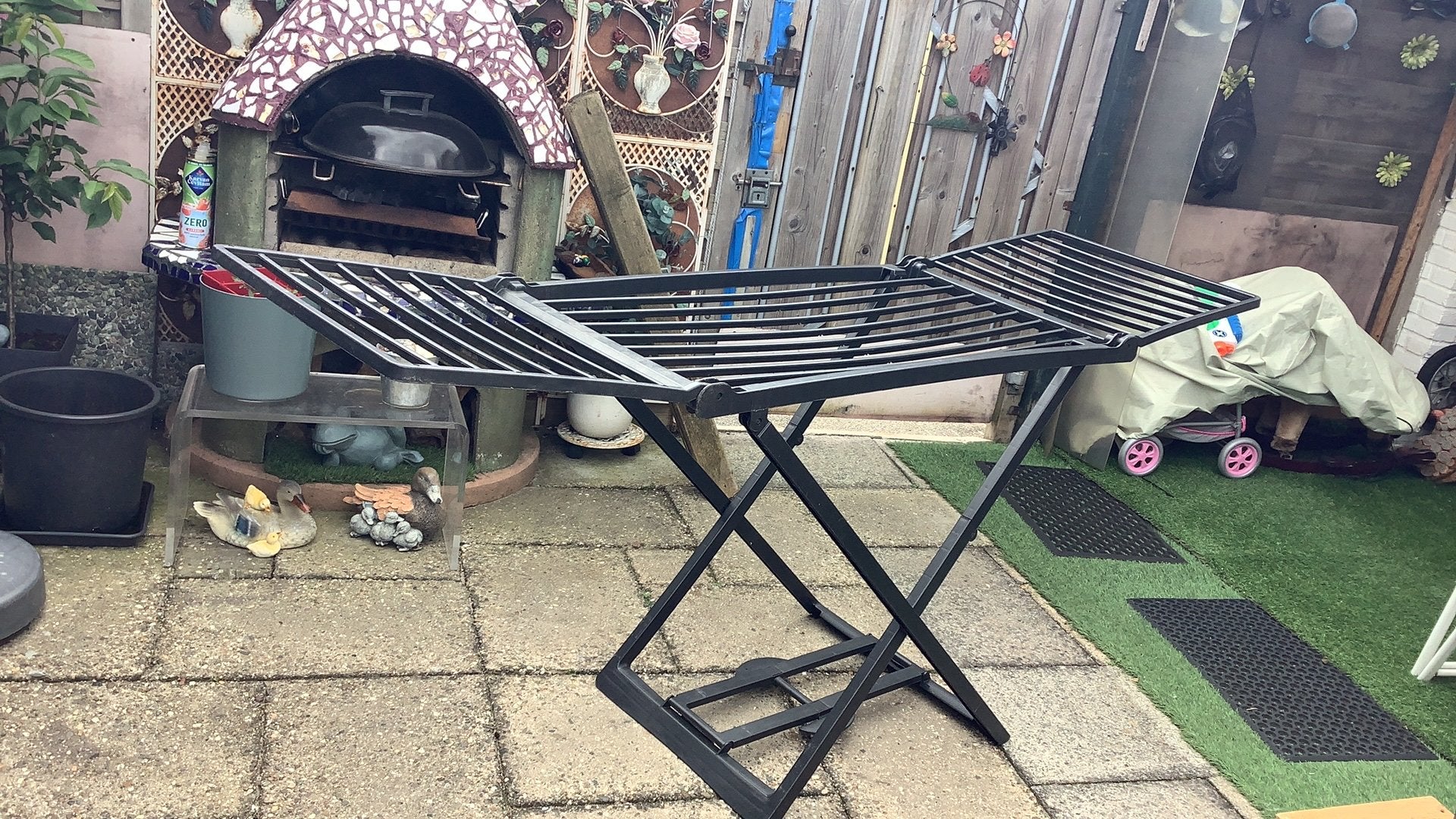 Droogrek, Tuin en Terras, Droogmolens en Wasrekken, Ophalen of Verzenden, Zo goed als nieuw, Wasrek