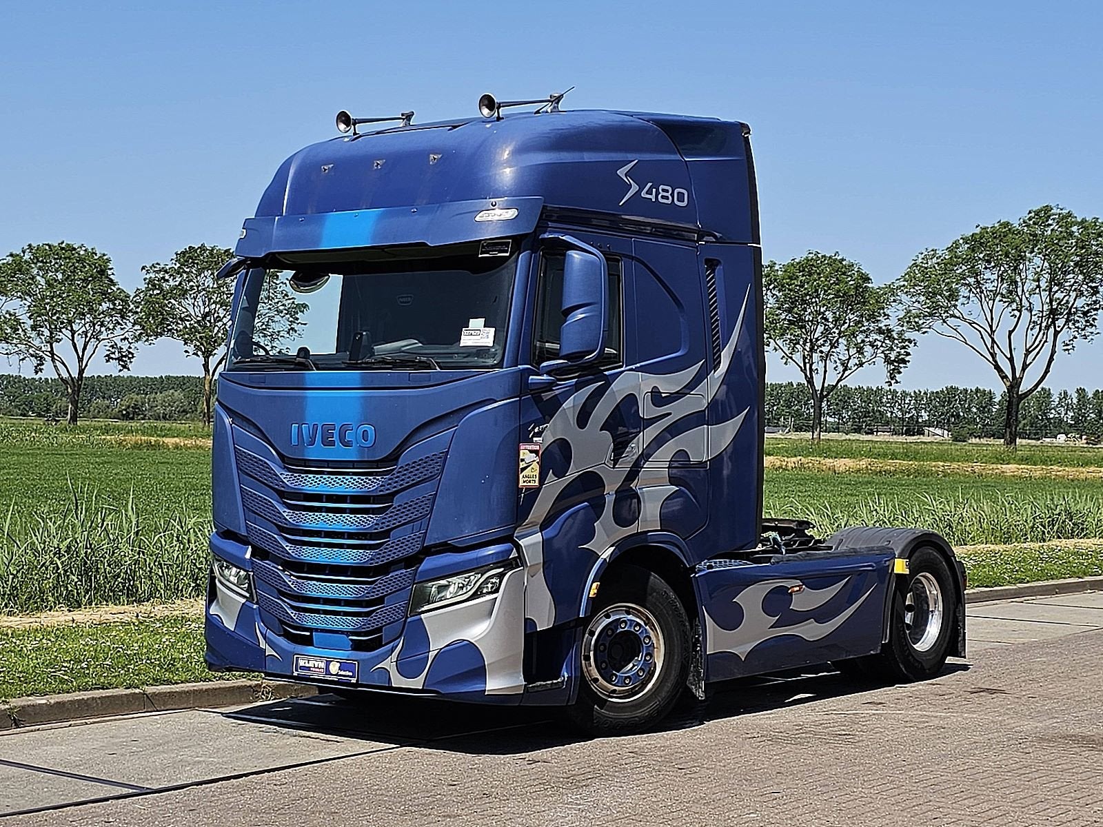 IVECO S-WAY AS440S48 alcoa pto+hydr., Auto's, Automaat, Euro 6, Overige kleuren, Iveco