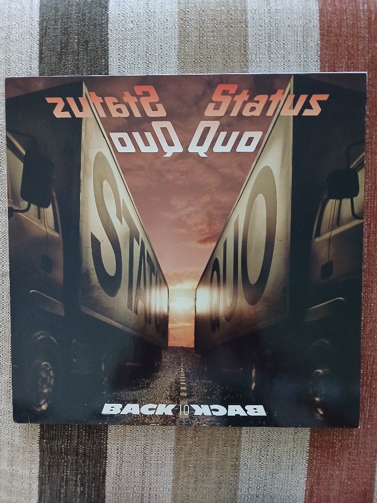 status quo-back in black  LP, Verzenden, 1980 - 1989, Zo goed als nieuw, Inclusief binnenhoes