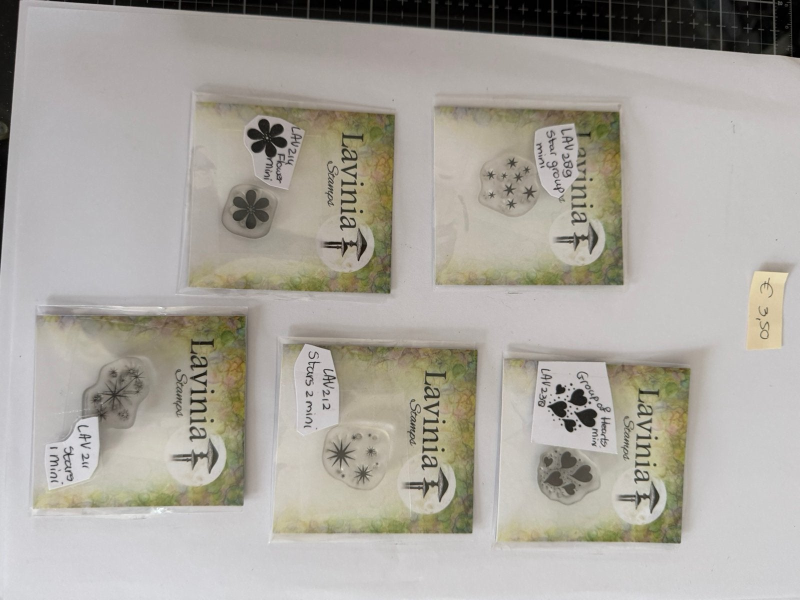 Lavinia mini stempels €0,75, Ophalen of Verzenden, Zo goed als nieuw, Clearstamp
