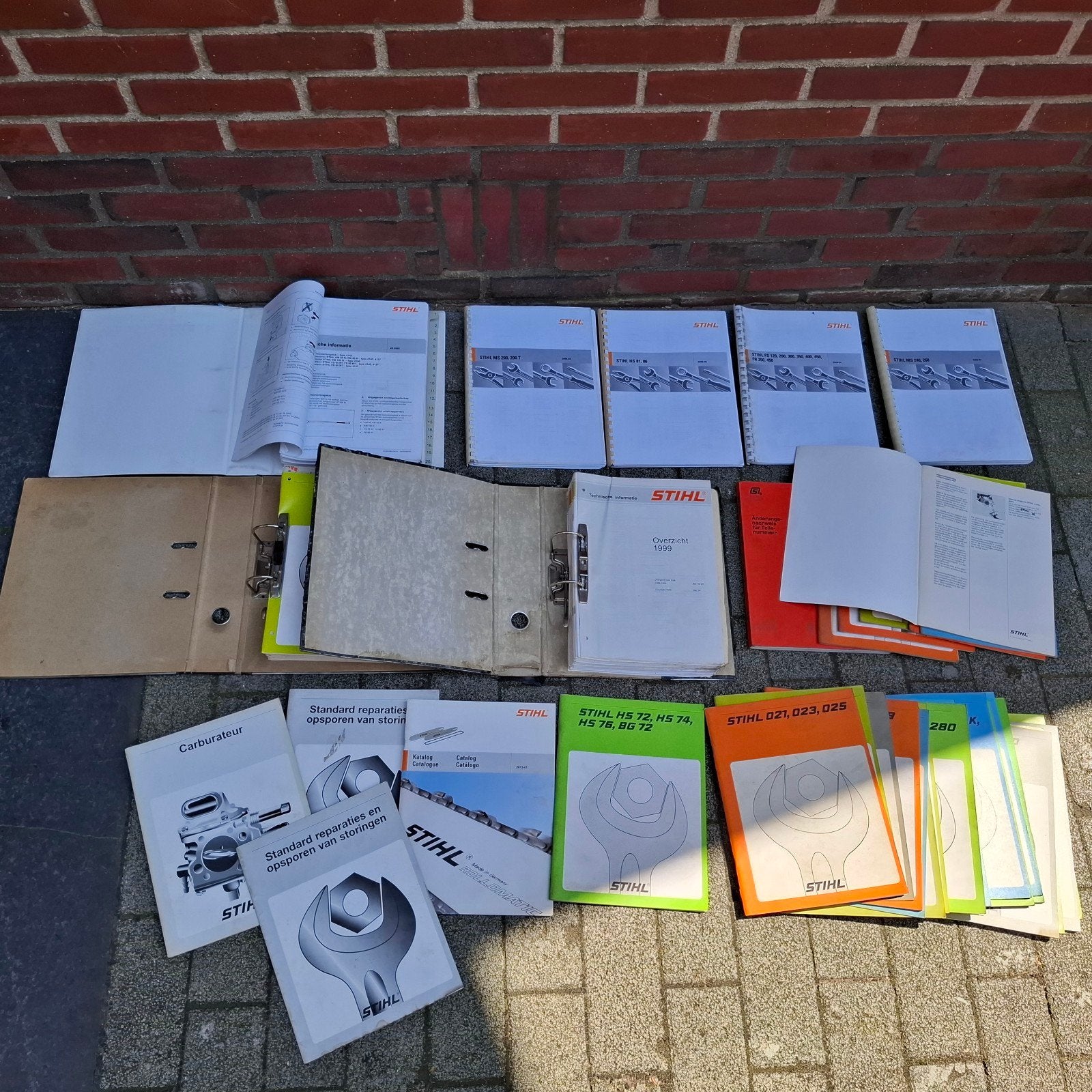 Stihl Werkplaatsboeken - Uitgebreide Collectie, Ophalen of Verzenden, Zo goed als nieuw, Werktuigbouwkunde, Stihl